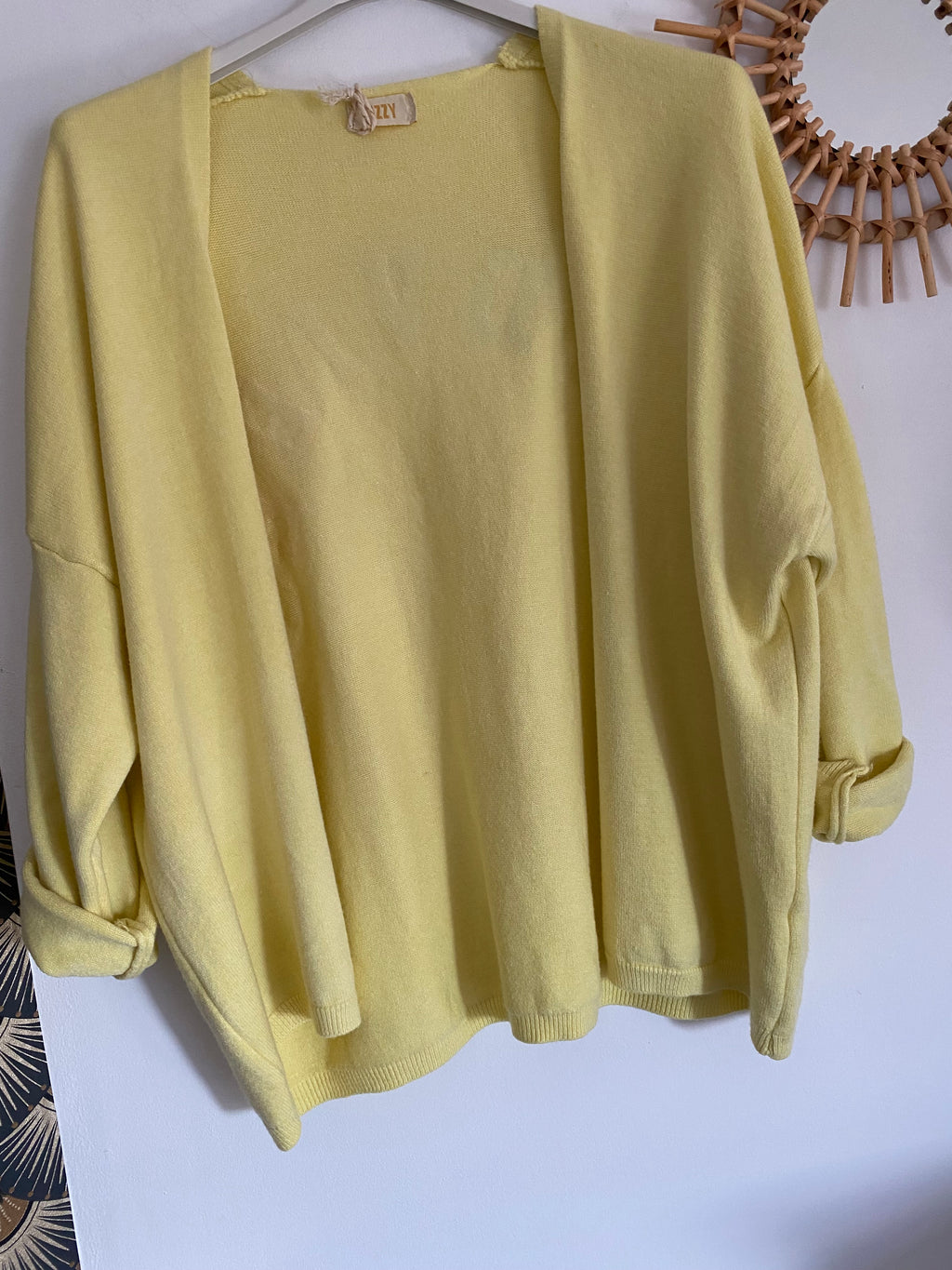 GILET ISSY GOOD VIBES  JAUNE    TU 36/46