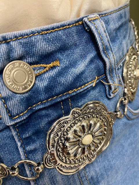 CEINTURE METAL 4  TAILLE UNIQUE