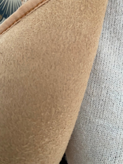 GILET BOUCLETTE 36/44 CAMEL