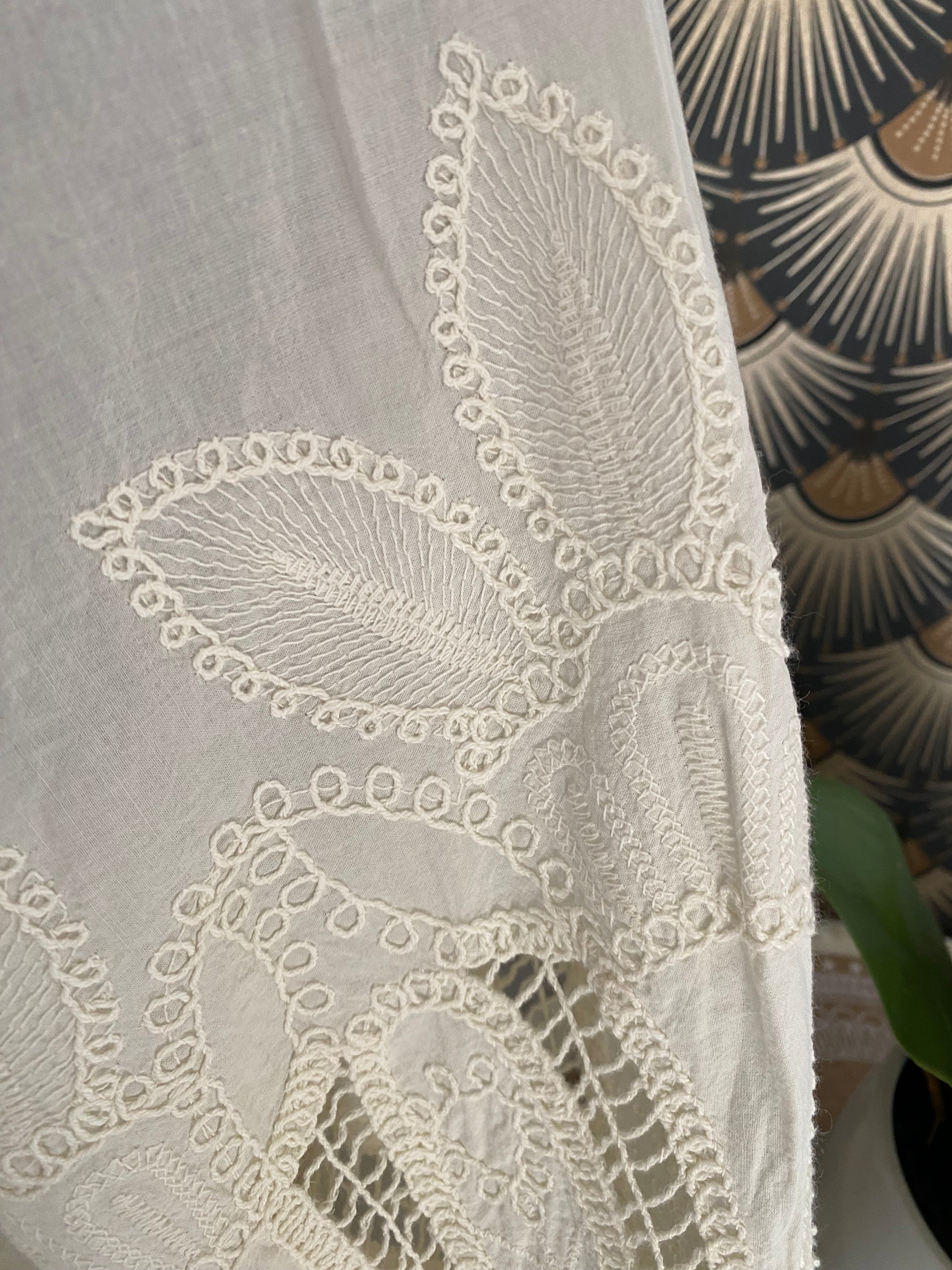 CHEMISE  BRODEE ANDY  ECRU TU 36/44