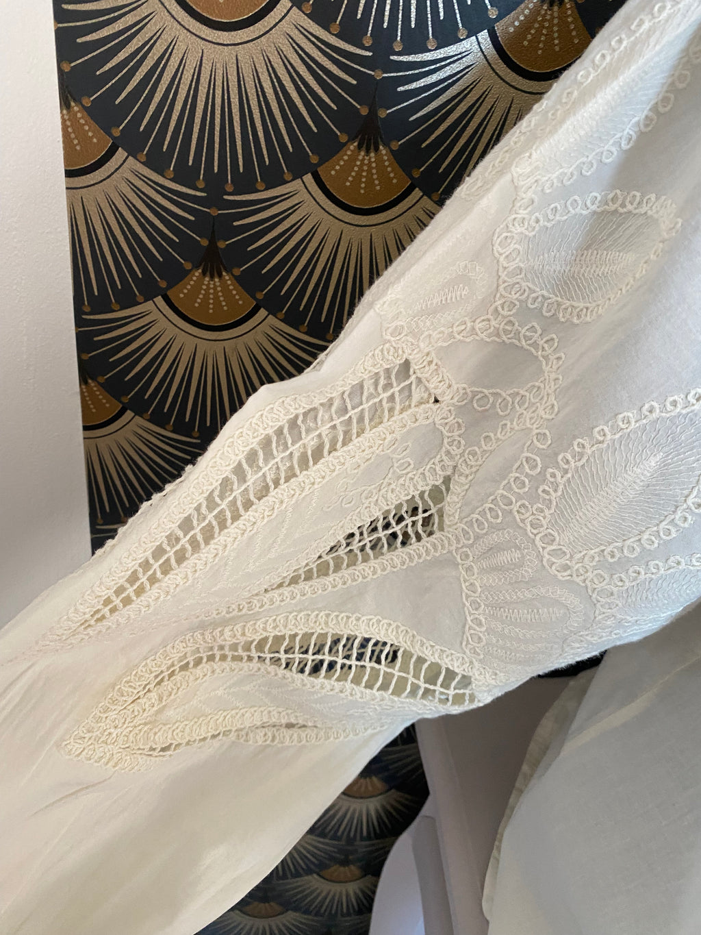 CHEMISE  BRODEE ANDY  ECRU TU 36/44