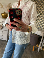 CHEMISE BRODEE CORINNE BLANCHE  TU 36/42