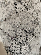 CHEMISE BRODEE CORINNE BLANCHE  TU 36/42