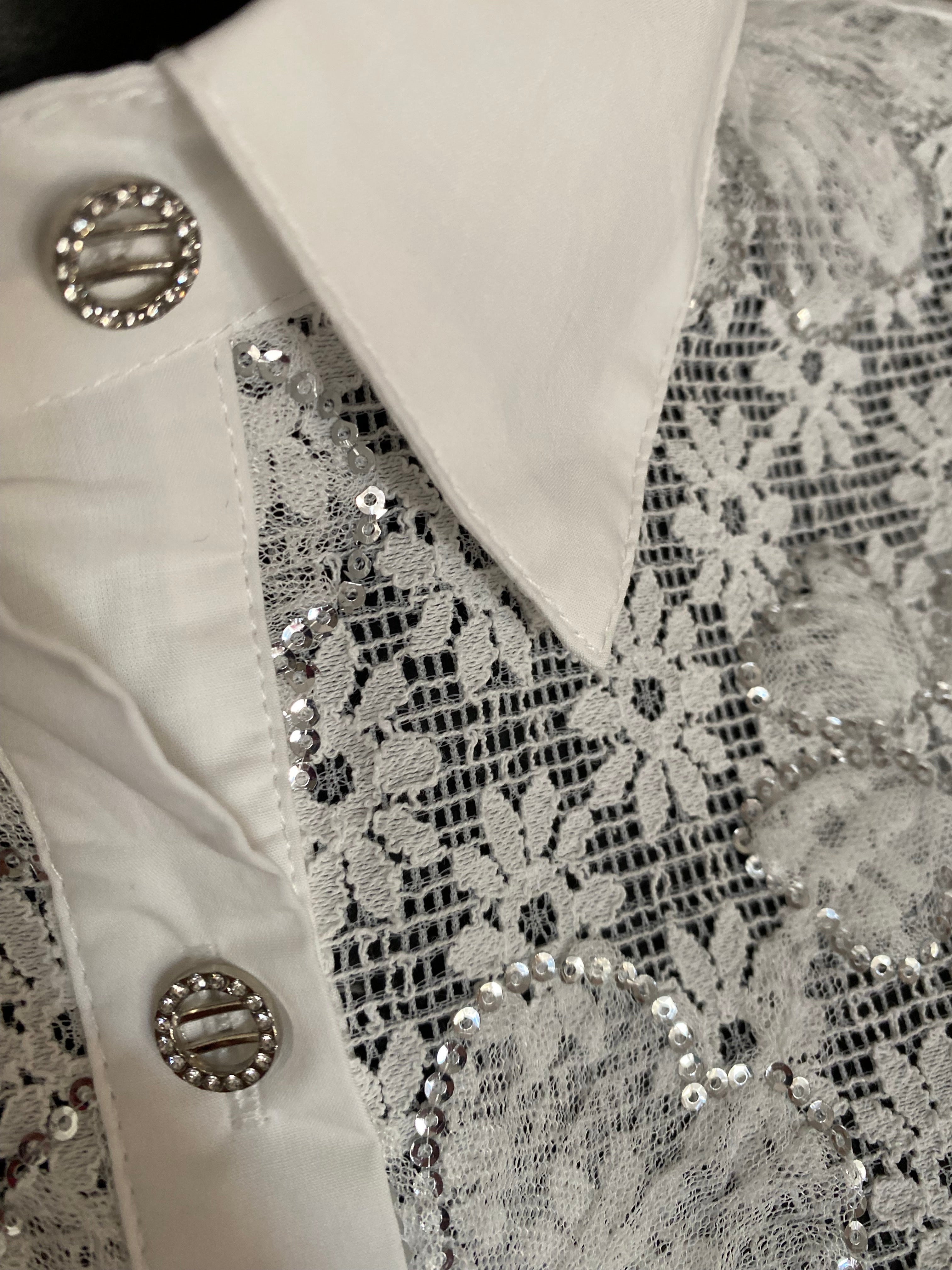 CHEMISE BRODEE CORINNE BLANCHE  TU 36/42