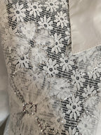 CHEMISE BRODEE CORINNE BLANCHE  TU 36/42