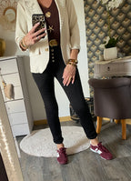 VESTE BLAZER CORINNE ECRU 36/42