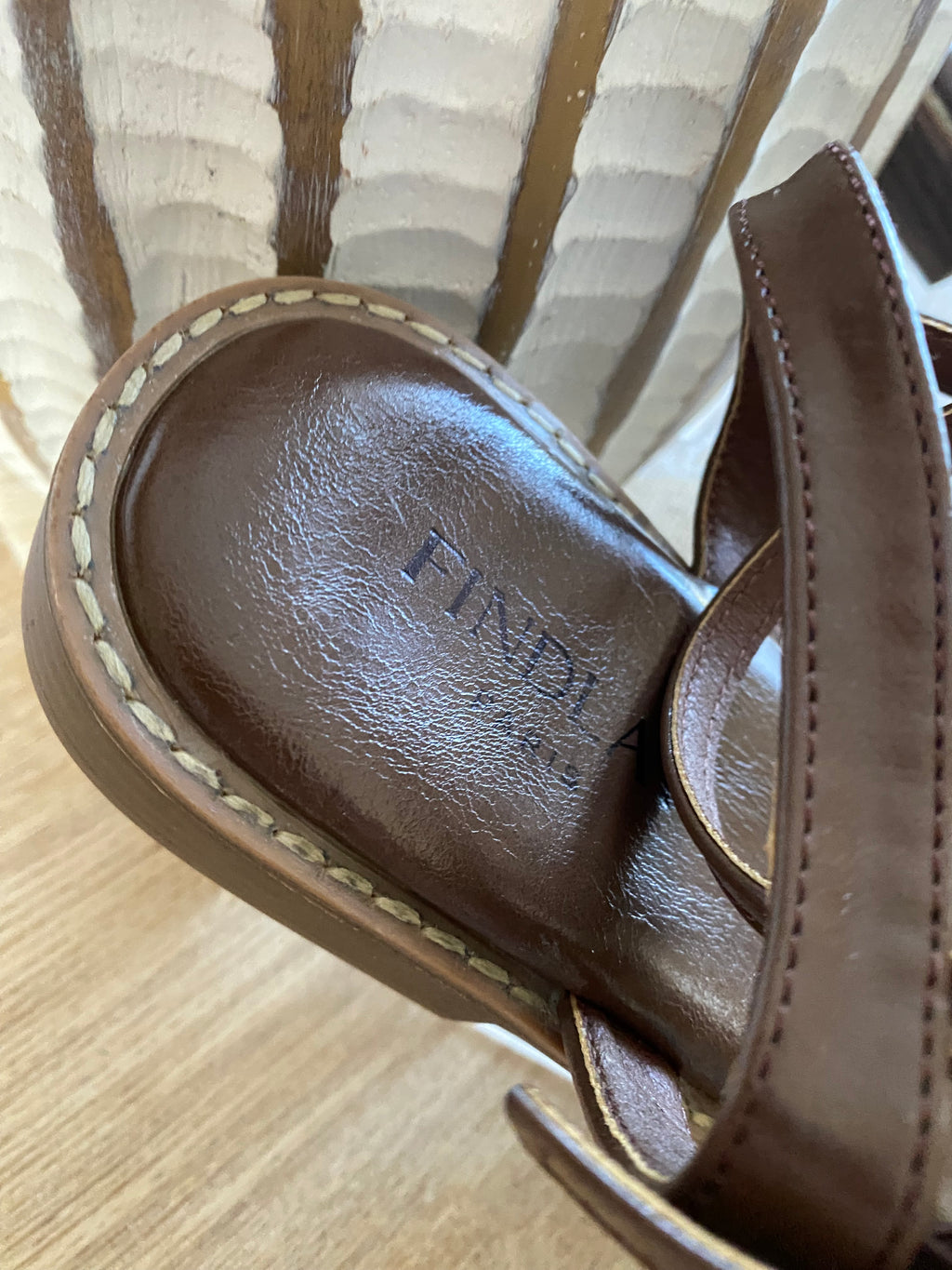 SANDALES FINDLEY MARRON   36/37/38//39/40/41