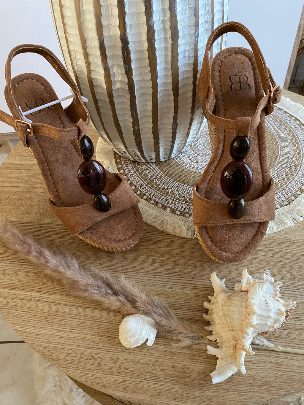 SANDALES TALON COMPENSE  36/37/38/39/40/41 ERYNN PARIS