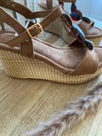 SANDALES TALON COMPENSE  36/37/38/39/40/41 ERYNN PARIS
