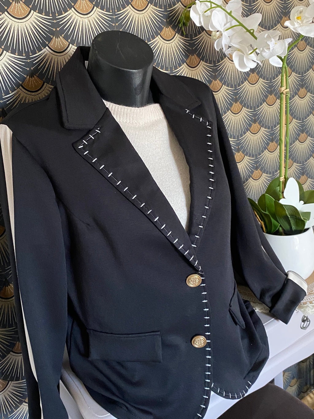 VESTE BLAZER CORINNE NOIRE 36/42