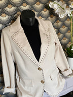 VESTE BLAZER CORINNE ECRU 36/42