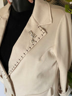 VESTE BLAZER CORINNE ECRU 36/42