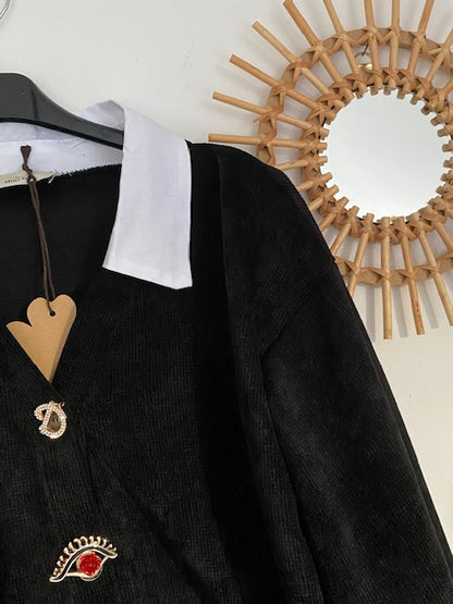 VESTE GILET MARYANNE  NOIRE   42/48