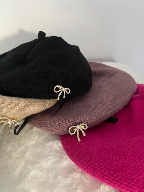 BERET ANGORA     6 COULEURS (CATEGORIE BONNETS )
