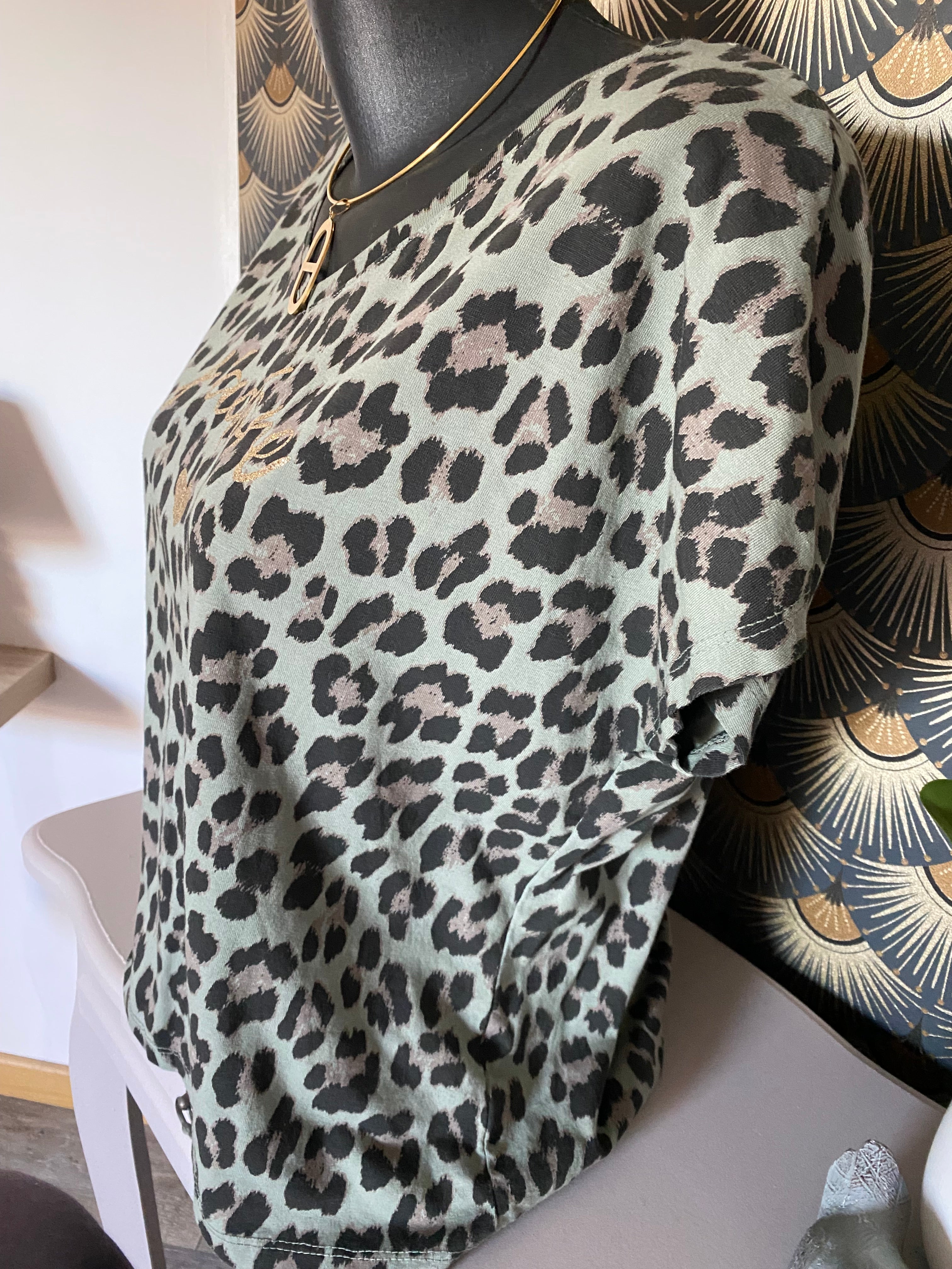 TOP J'ADORE KAKI ISSY TU 36/42