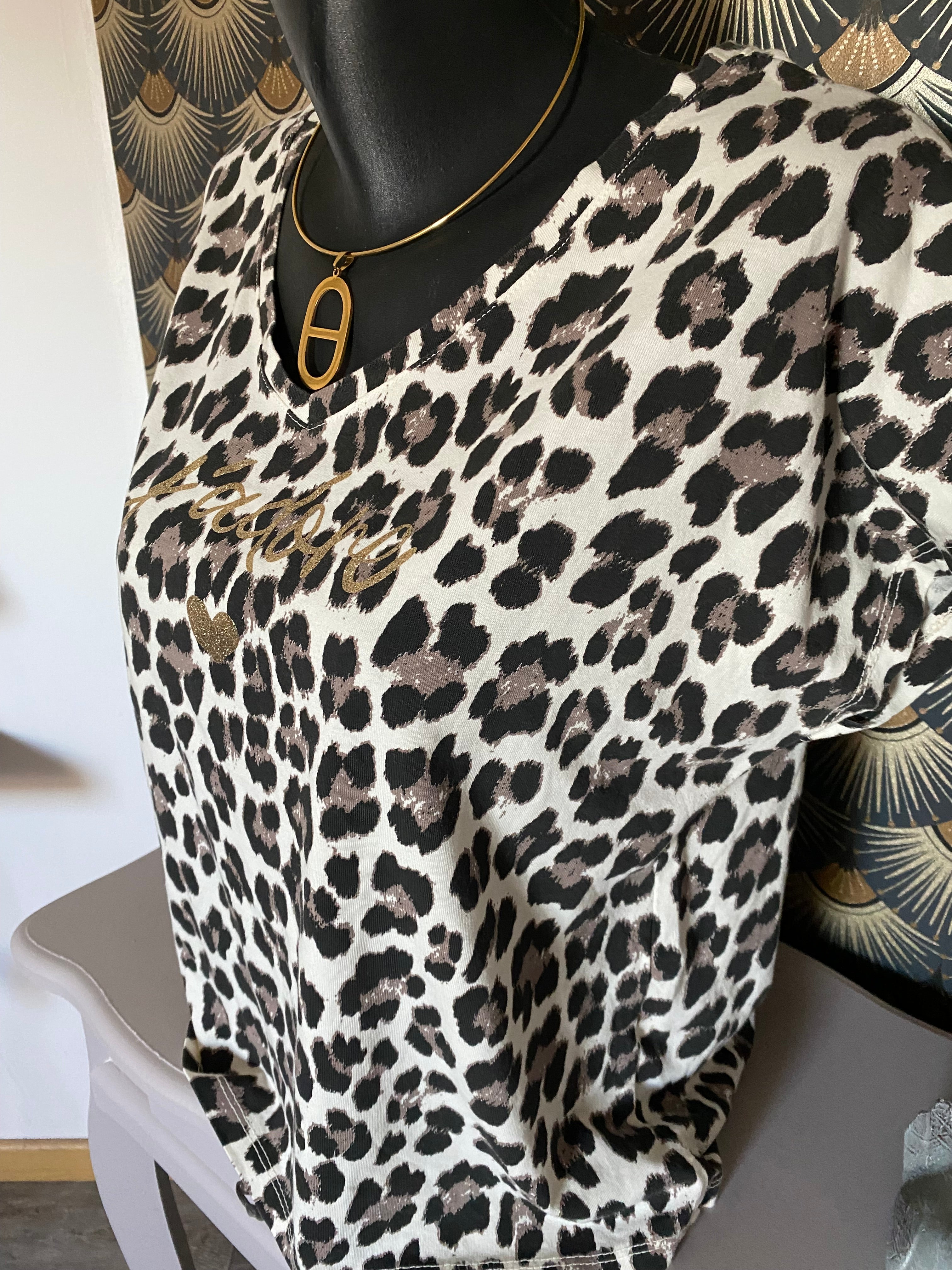 TOP J'ADORE ECRU  ISSY TU 36/42