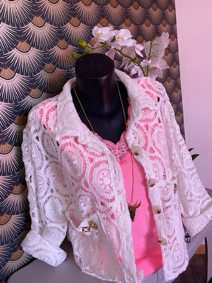 VESTE CROCHET  36/42