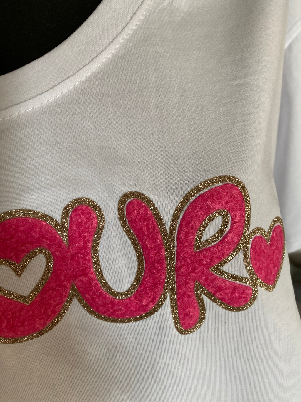 T SHIRT AMOUR FUSHIA  TU 48/54