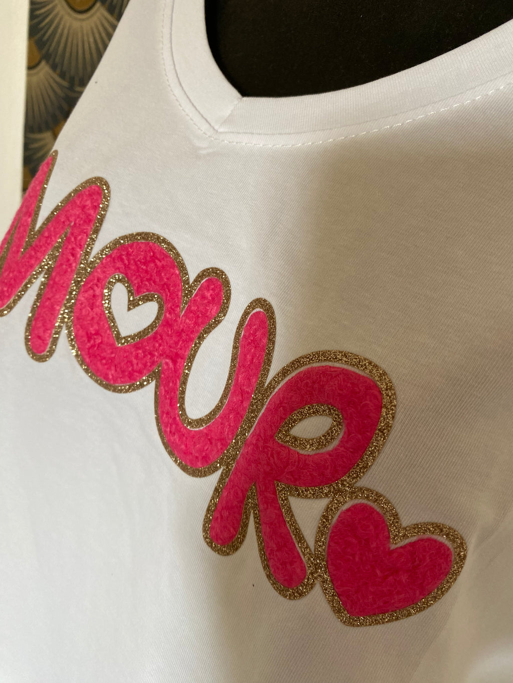 T SHIRT AMOUR FUSHIA  TU 48/54