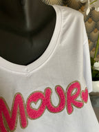 T SHIRT AMOUR FUSHIA  TU 48/54