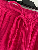 PANTALON PALAZZO  FUSHIA  TU 42/48