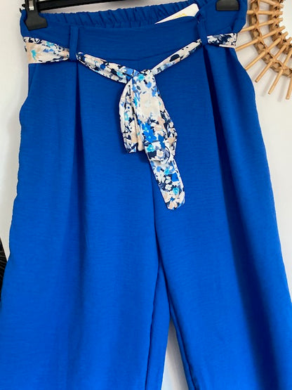 PANTALON MILY BLEU ROI  36/42