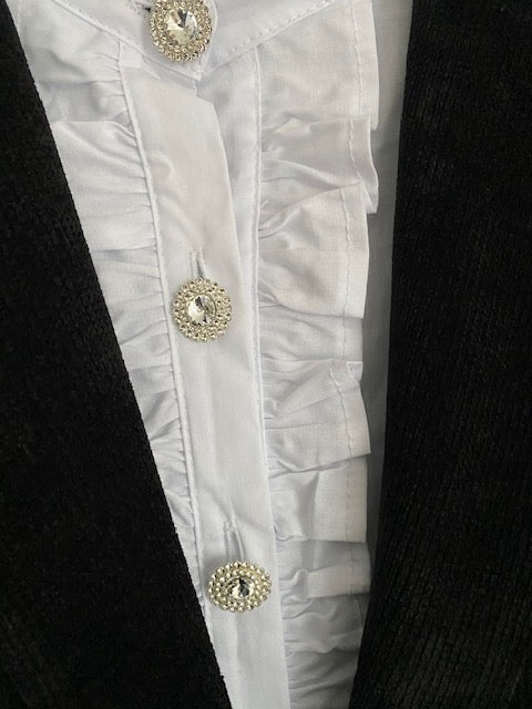 VESTE VELOUR ELISABETH NOIRE  36/42