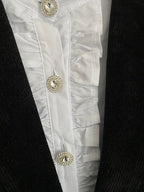 VESTE VELOUR ELISABETH NOIRE  36/42