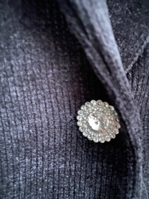 VESTE VELOUR ELISABETH NOIRE  36/42