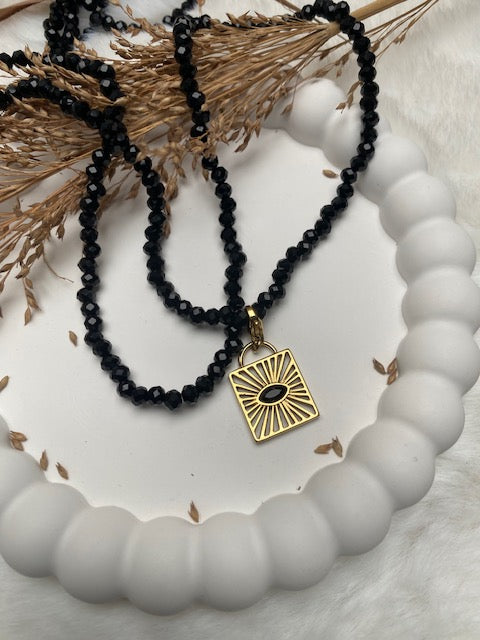 CHARM ISIA  CARRE   ACIER INOXYDABLE