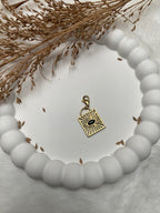 CHARM ISIA  CARRE   ACIER INOXYDABLE