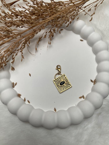 CHARM ISIA  CARRE   ACIER INOXYDABLE