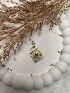 CHARM ISIA  CARRE   ACIER INOXYDABLE