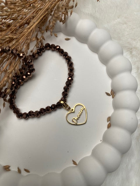 CHARM DREAM COEUR ACIER INOXYDABLE