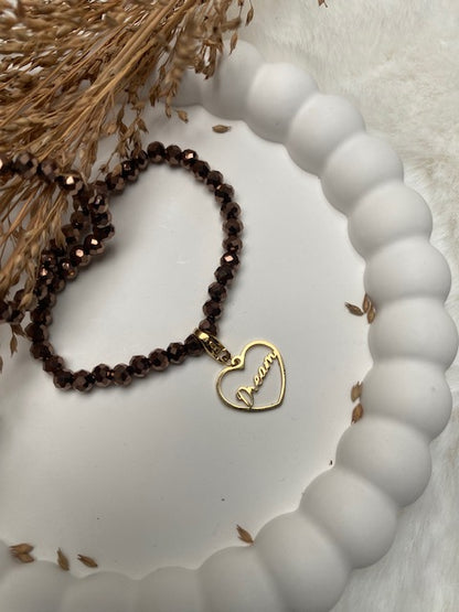 CHARM DREAM COEUR ACIER INOXYDABLE