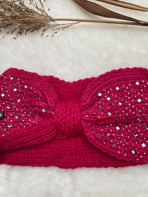 BANDEAUTRESSE PAILLETTES ET STRASS  9 COLORIS  (CATEGORIE BONNETS)