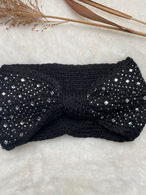 BANDEAUTRESSE PAILLETTES ET STRASS  9 COLORIS  (CATEGORIE BONNETS)