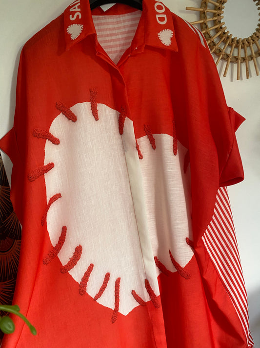 ROBE CHEMISE   SAINT TROPEZ  36/48  TU