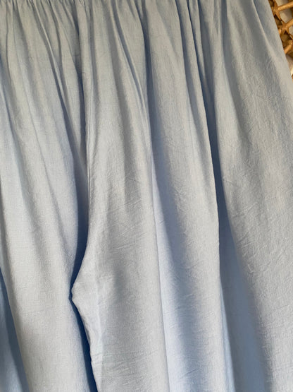 PANTALON PALAZZO BLEU  44/48
