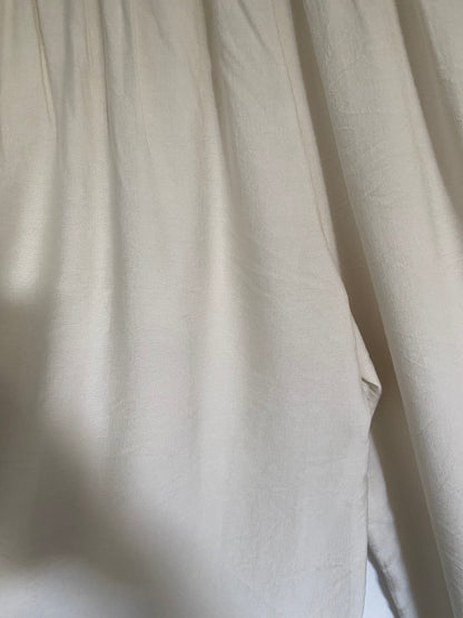 PANTALON PALAZZO ECRU   44/48