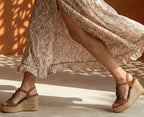 SANDALES TALON COMPENSE  36/37/38/39/40/41 ERYNN PARIS