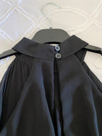 combinaison sans manche uni  noir