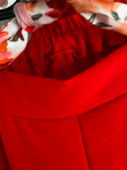 PANTALON  PALAZZO MILY ROUGE  TU 40/48