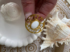 BAGUE BEACH ACIER INOXYDABLE BLANCHE