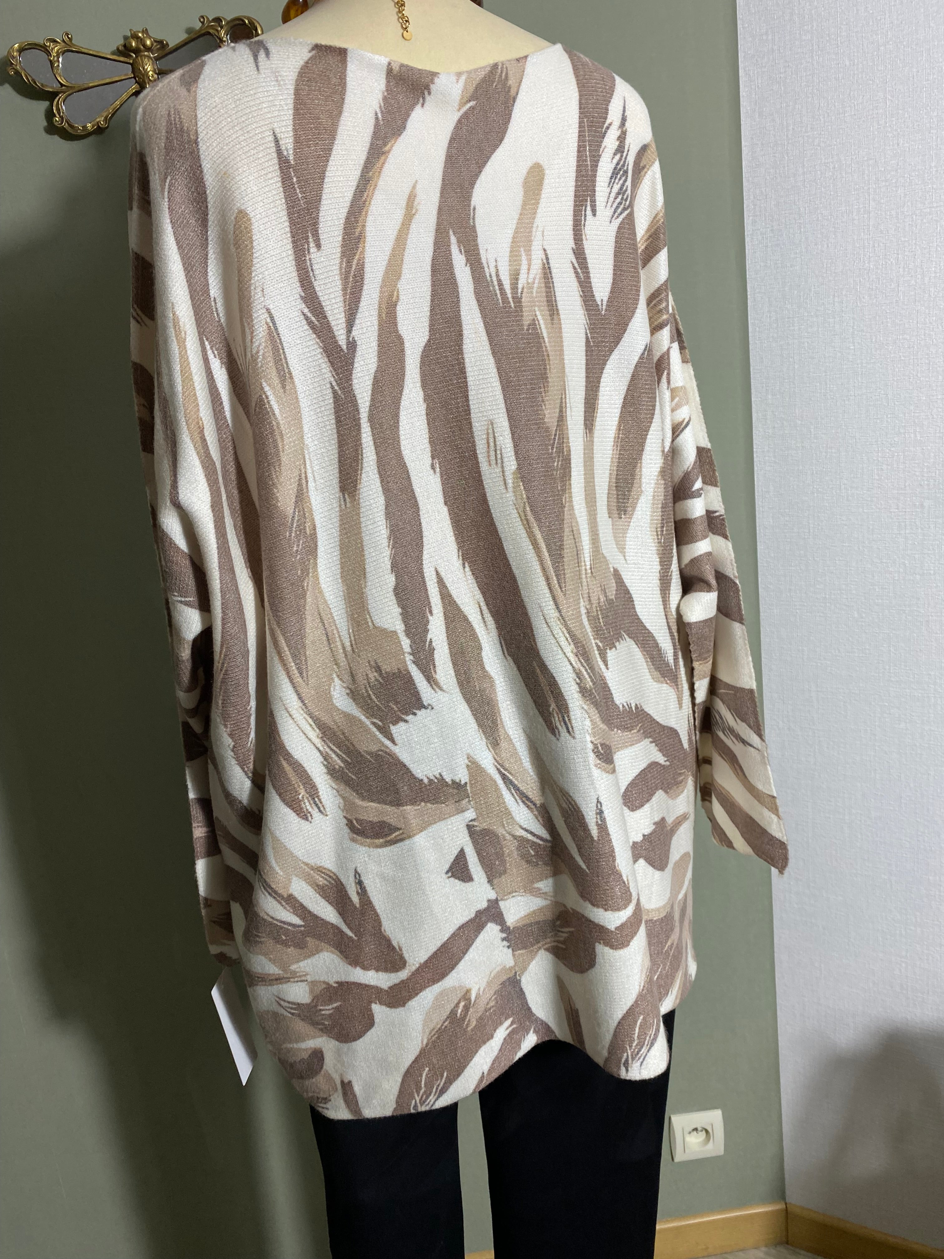 PULL LOUIS  TU 46/50  ZEBRE