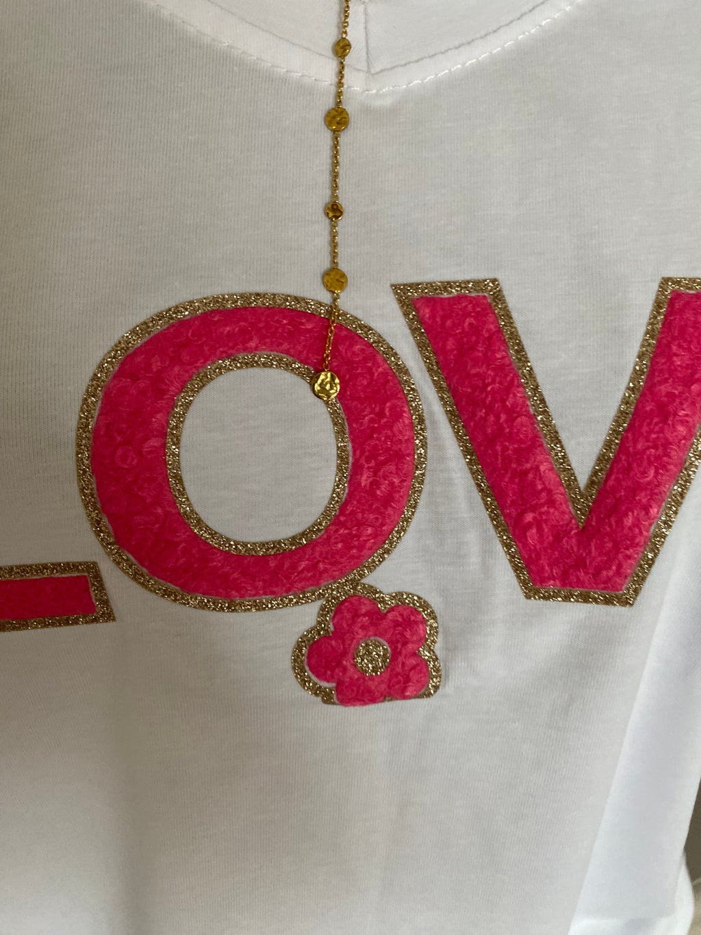 T -SHIRT LOVE FUSHIA  TU 38/46
