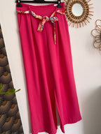 PANTALON  PALAZZO MILY FUSHIA  TU 40/48