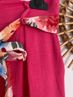 PANTALON  PALAZZO MILY FUSHIA  TU 40/48