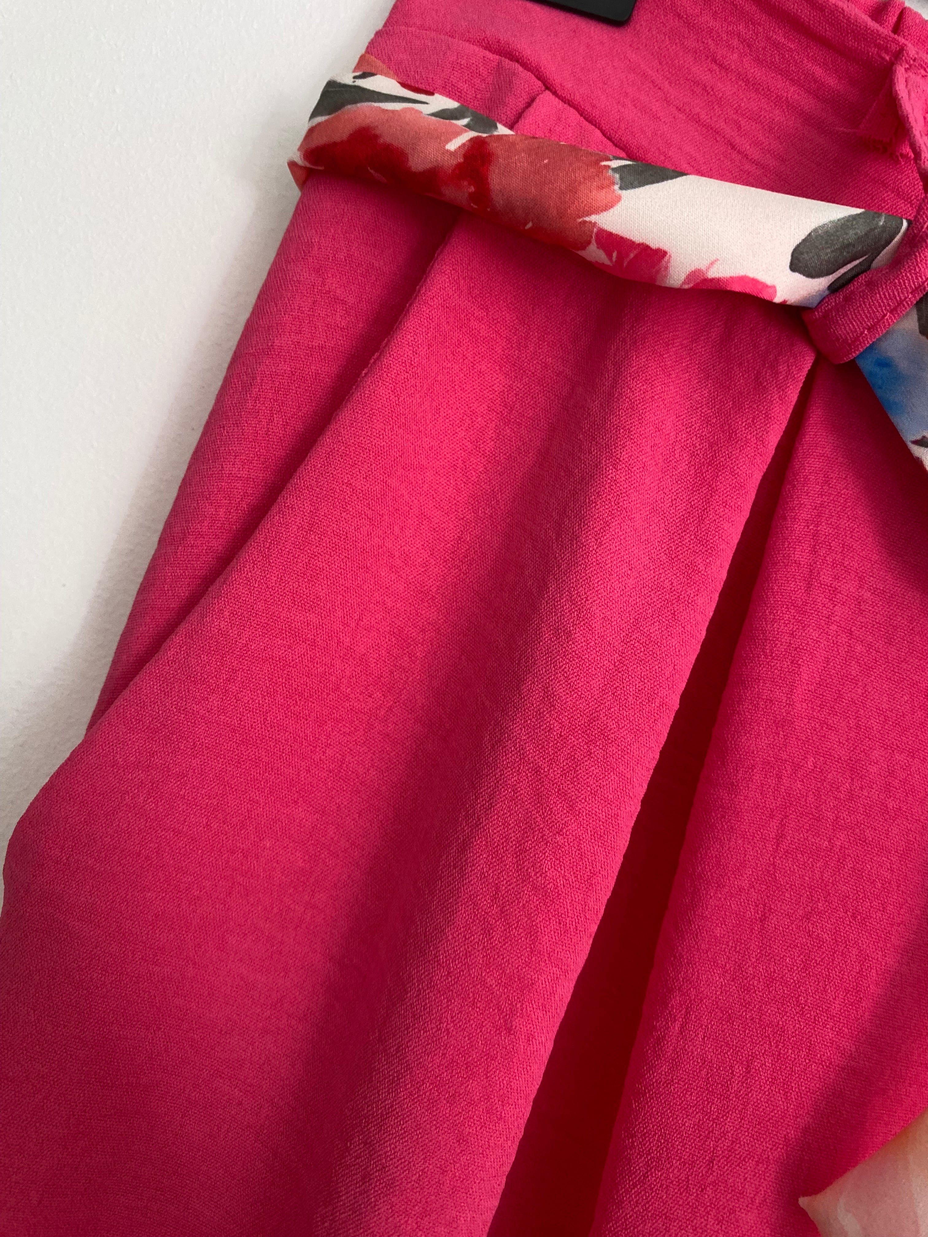 PANTALON  PALAZZO MILY FUSHIA  TU 40/48