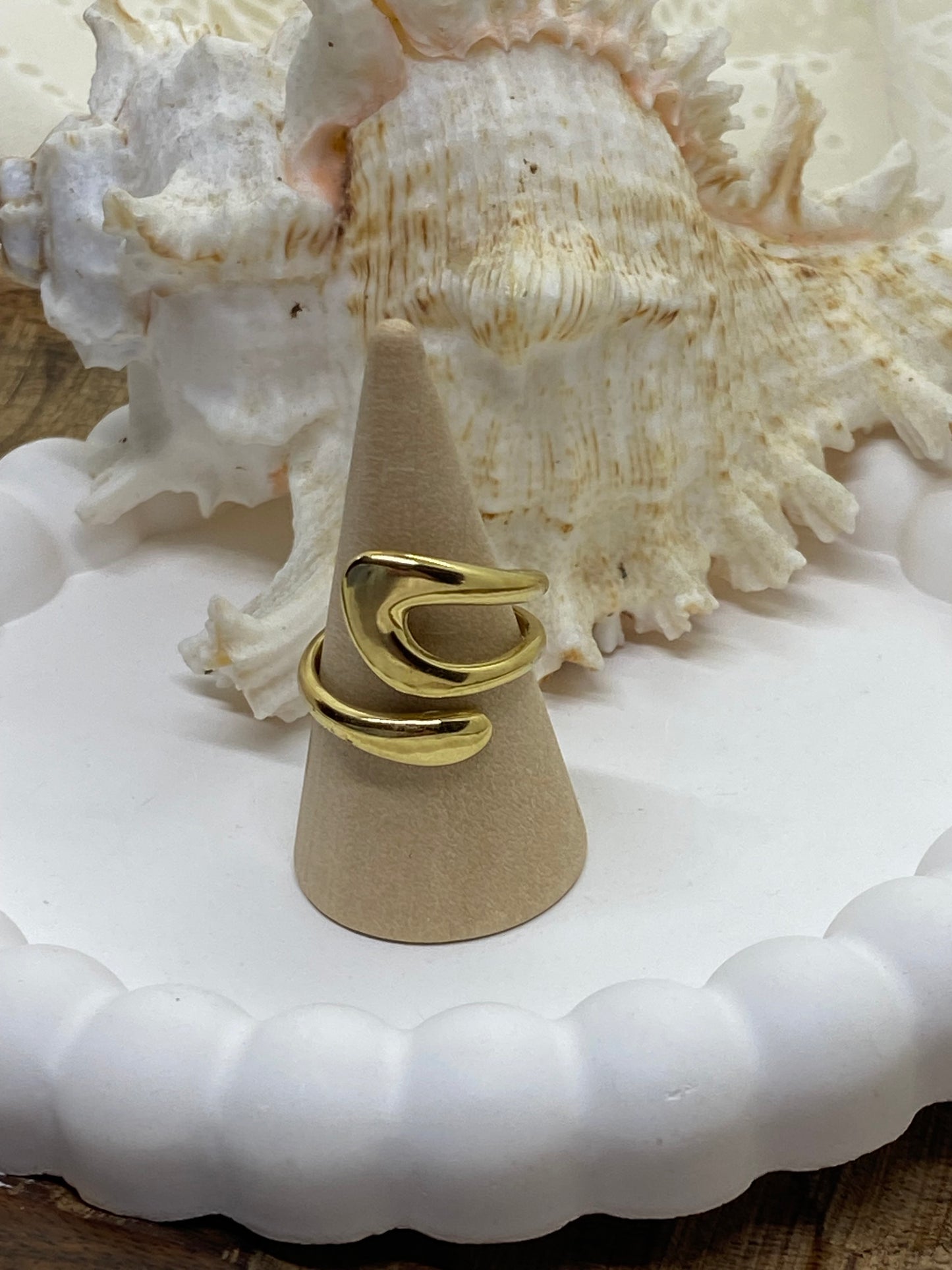 BAGUE 2 ACIER INOXYDABLE  REGLABLE